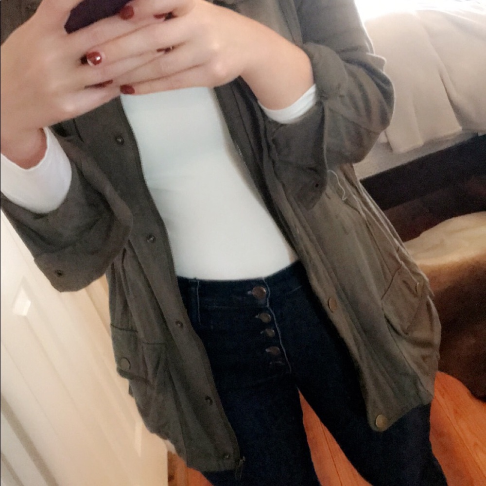 Full tilt army green blazer/jacket